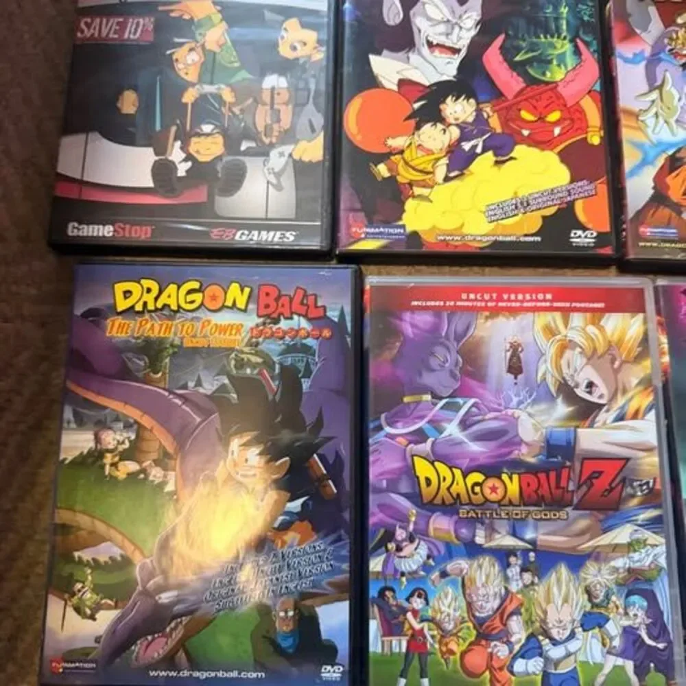 Dragon Ball / Dragon Ball Z / Dragon Ball GT / Naruto Anime movie lot